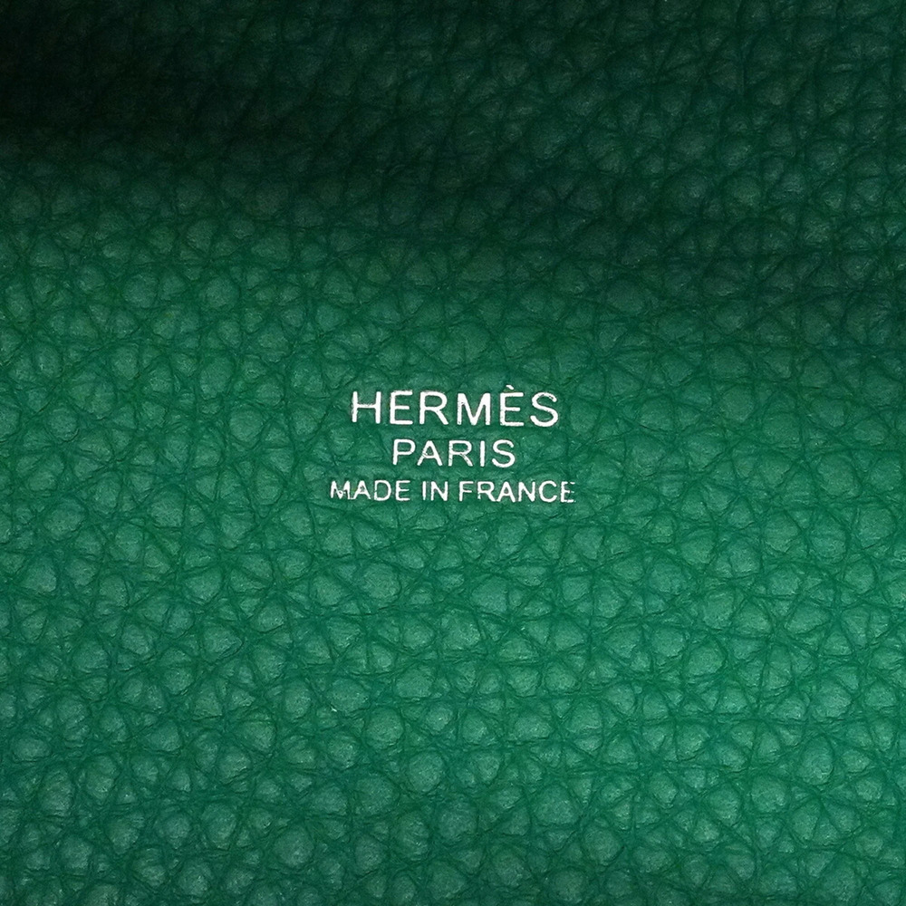 Hermes Picotin Lock PM Handbag, Taurillon Clemence Leather, Mint Finish, G St... - Picture 5 of 6